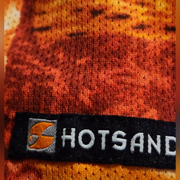 Vintage Hotsand Button Down Hawaiian‎ Shirt Men's Size Medium Short Sleeve - Picture 9 of 10